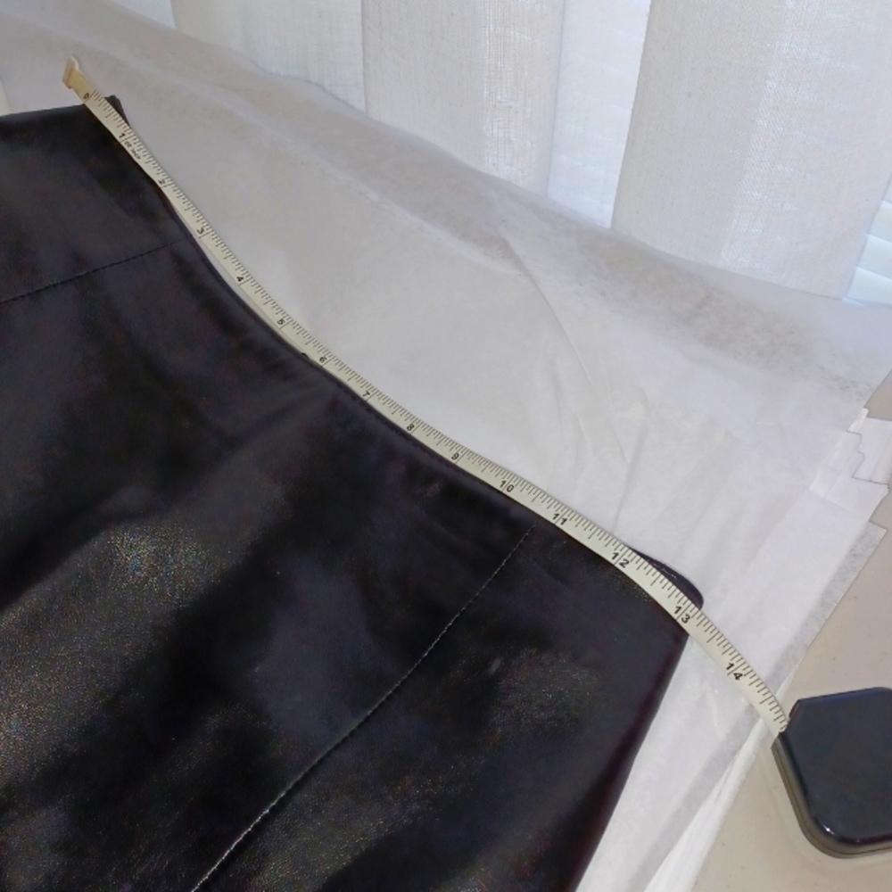 LEATHER MICHAEL HOBAN NORTH BEACH 2PC SET GORGEOUS JACKET/SKIRT - Picture 13 of 17